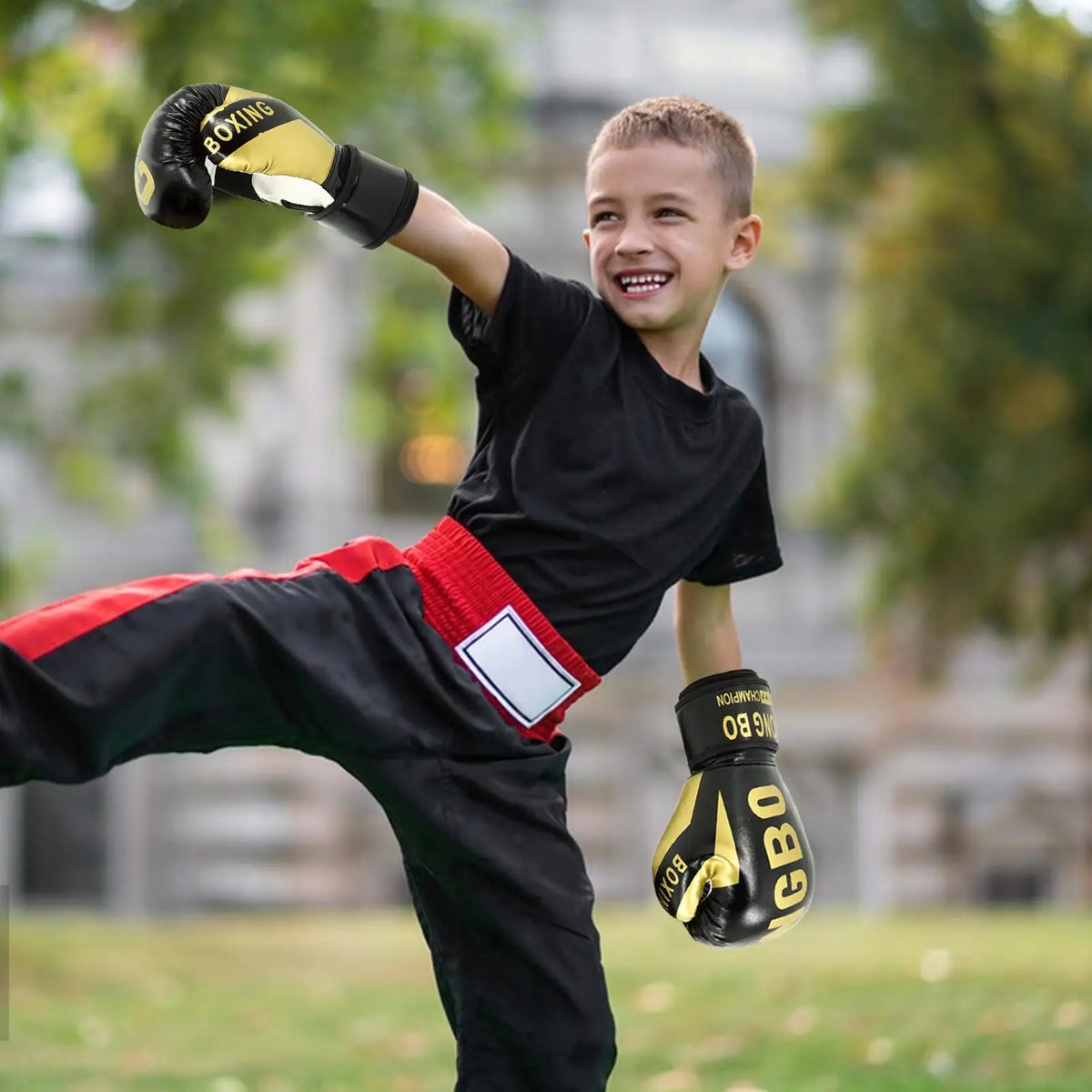 1 par de guantes de boxeo para niños, guantes de entrenamiento de boxeo para niños, guantes de ejercicio de lucha, guantes de entrenamiento de lucha y Fitness