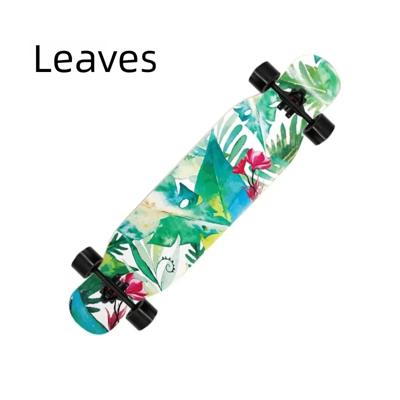 Longboard de Danza Freestyle de 42 Pulgadas con Doble Kick, Skateboard Completo, Cruiser Urbano para Principiantes, Adultos, Hombres y Mujeres