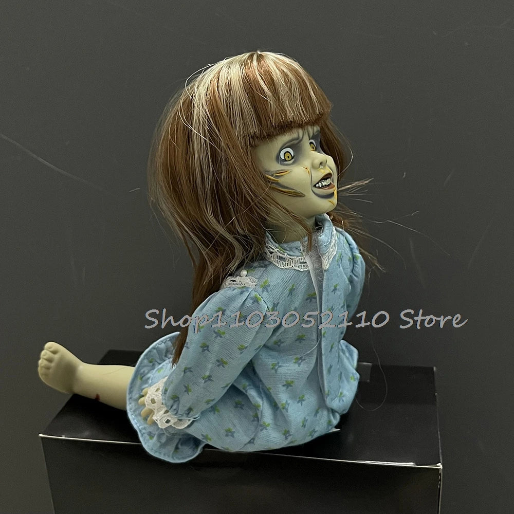Mezco Living Dead Dolls Figura El exorcista Conjunto Película móvil PVC Figura de terror Muñeca de juguete Regalos de Navidad de Halloween
