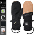 Guantes de esquí para invierno, fabricados con material resistente al desgaste, para snowboard, para hombres y mujeres, guantes térmicos para la nieve con protectores de muñeca incorporados.