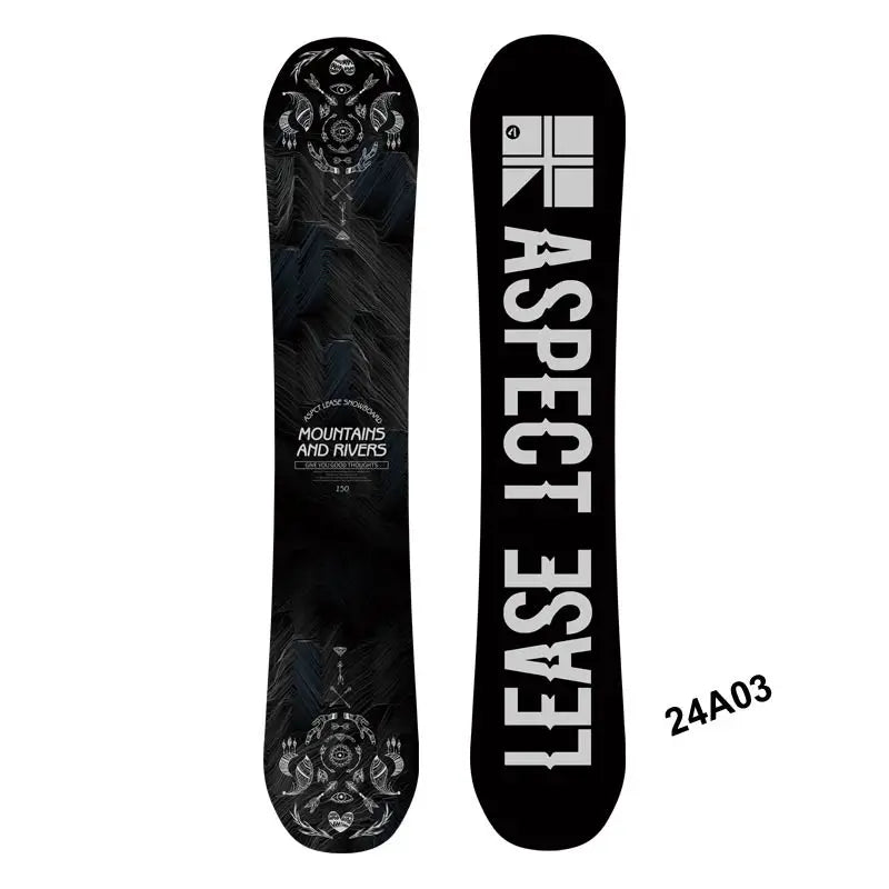 Tabla de esquí profesional - Snowboard Freestyle All Mountain de 145 cm con base sinterizada y núcleo de madera