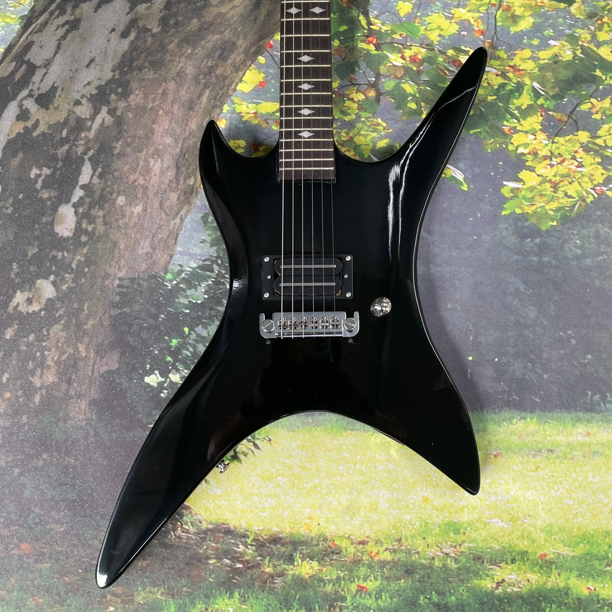Guitarra eléctrica de puente fijo sin afinación, guitarras de bajo de cuerpo sólido, guitarra eléctrica profesional de alta resistencia para speed-picking.