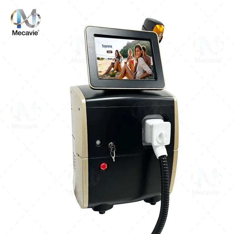 Máquina Profesional de Depilación Láser de Diodo de Titanio, Portátil, 808 830 755 940 1064, Dispositivo de 5 Ondas para Depilación Permanente