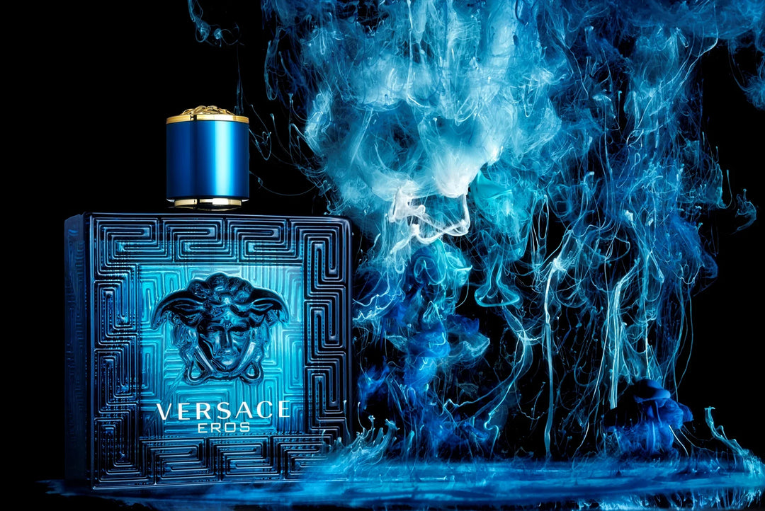 Versace Eros Eau de Parfum 100 ml para Hombre - Fragancia Aromática y Sensual con Notas de Menta, Vainilla y Cedro