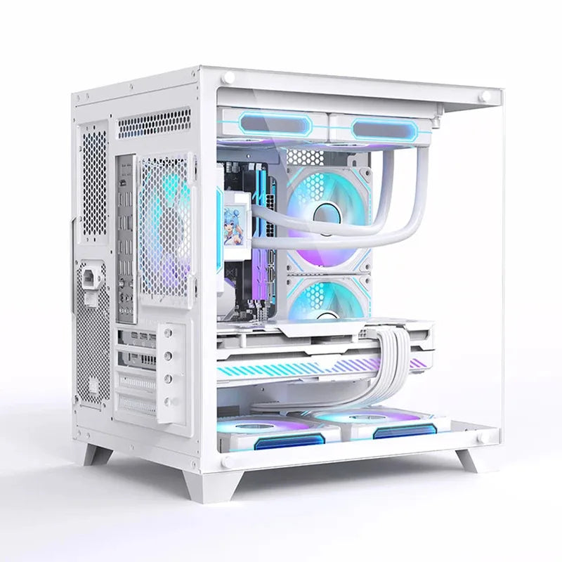 Computadora de escritorio para juegos de alta fábrica AMD-Ryzen 5 ordenadores domésticos conjunto de PC de escritorio para jugadores ensamblado