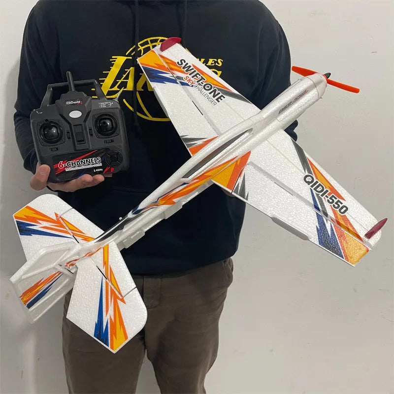 NUEVO Avión RC de 4 Canales con Motor sin Escobillas, Helicóptero a Control Remoto, Planeador RC, Juguetes