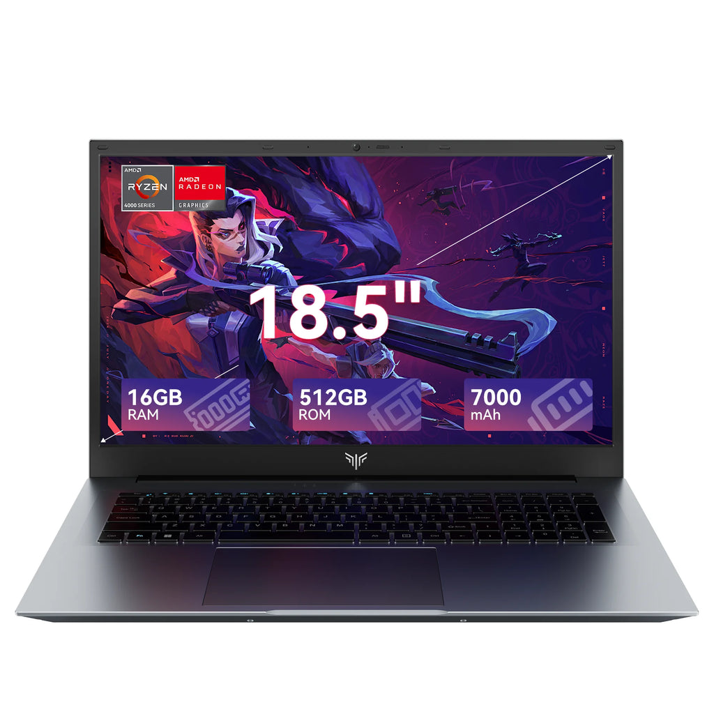 ACEMAGIC AX18PRO 18.5"Laptop Computer Windows 11 PRO 7000 mAh Battery AMD Ryzen 3 4300U Processor 16GB LPDDR4 RAM 512GB SSD Wifi5