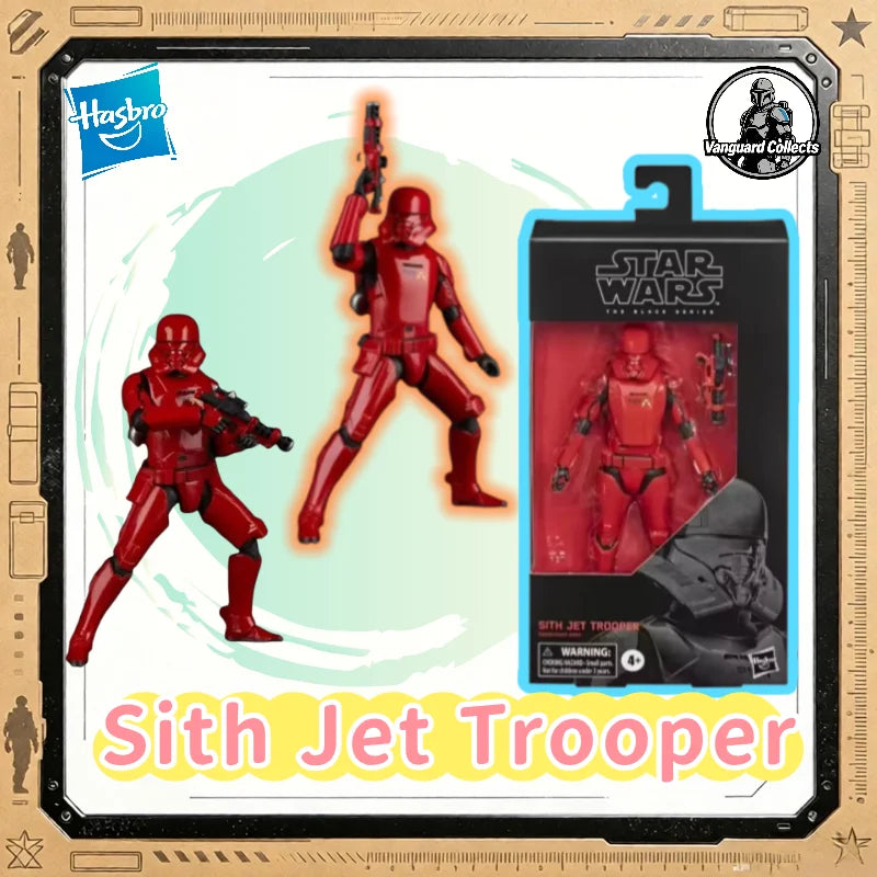 【DISPONIBLE EN STOCK】Figura de acción de la serie Black Series de Star Wars de Hasbro, que representa a un soldado Sith, un juguete coleccionable, el regalo perfecto.