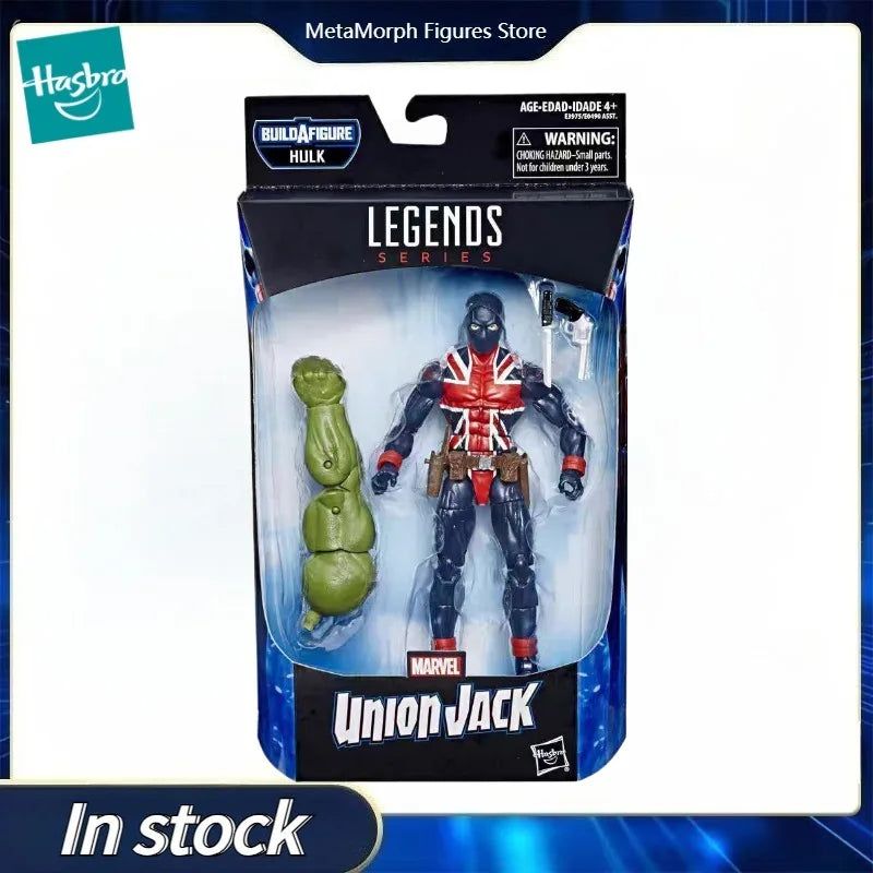 Hasbro-figuras originales de Marvel Legends, colección de figuras de Anime Union Jack, modelos de juguetes
