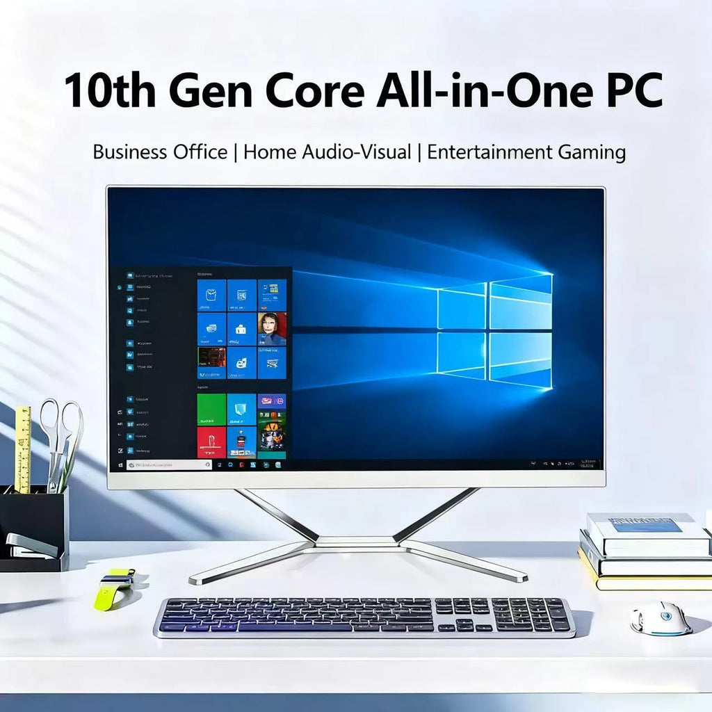 PC todo en uno de 24 pulgadas para oficina, sistema Win10, CPU Core i7, 16 GB de RAM, SSD de 1 TB, RAM DDR3/DDR4, pantalla táctil, escritorio AIO SSD HDD.