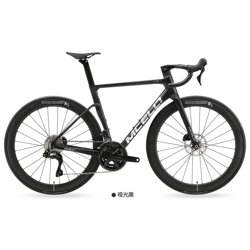 F, bicicleta de carretera YUZHE V2 Fleet de alta gama, ultraligera de 7,5 kg, 105 Di2 R7170-24S, fibra de carbono T800, freno de disco hidráulico, 700*28C