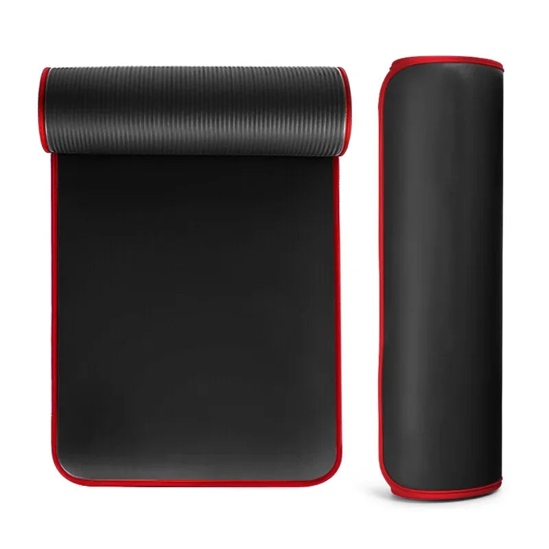 Estera de Yoga de 10mm Extra gruesa 1830*610mm NRB estera de almohada antideslizante para hombres y mujeres Fitness insípido gimnasio almohadillas de ejercicio estera de Yoga Pilates