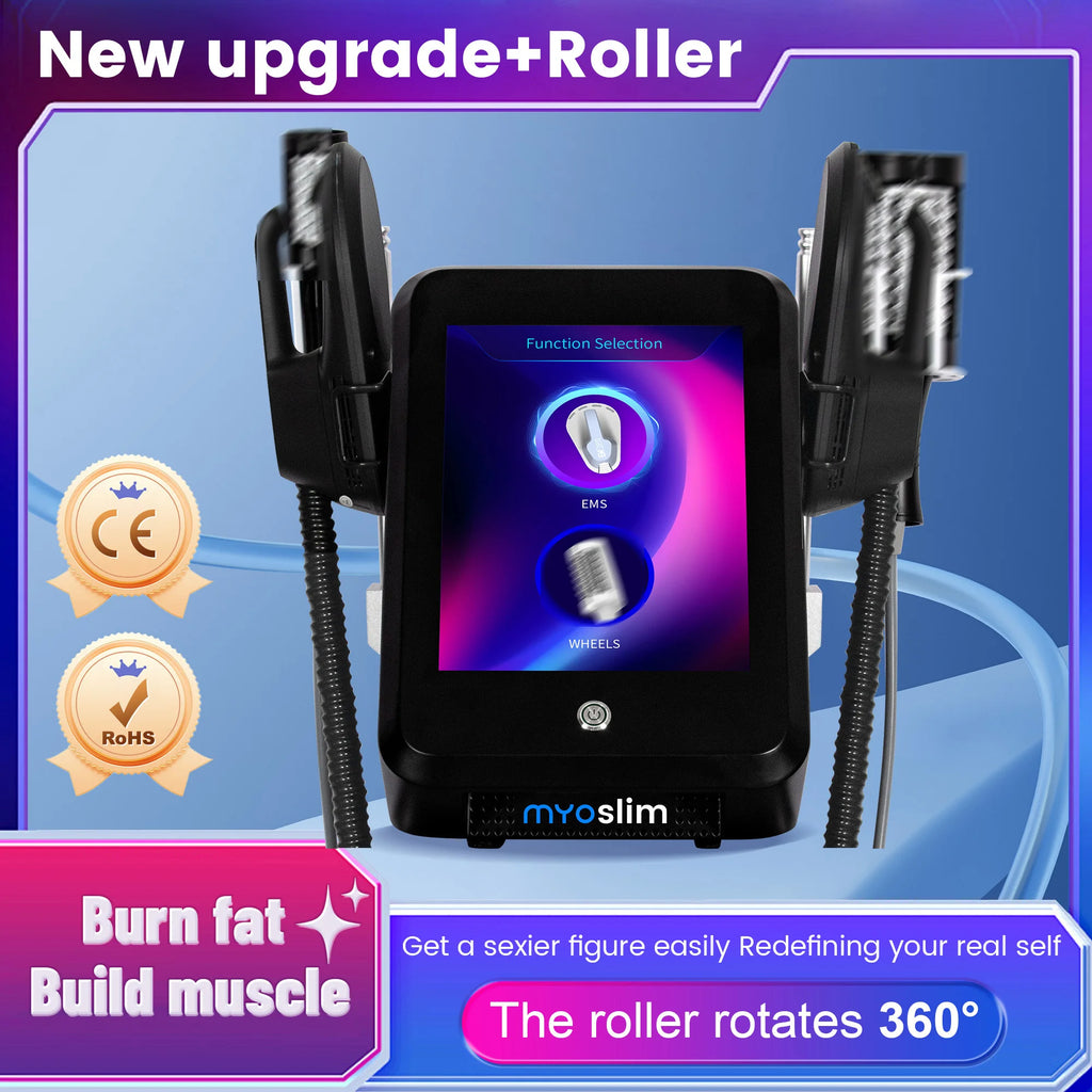 Máquina de Masaje Anticelulítico con Rodillos Internos de Vacío EMS, Rotación de 360 Grados, Pérdida de Peso, Adelgazamiento Corporal, Eliminación de Grasa