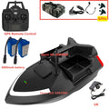 Barco cebador GPS inteligente de 40 puntos con retorno automático, embarcación teledirigida para pesca con capacidad de carga de 2 kg, alcance de 500 m y crucero a velocidad fija