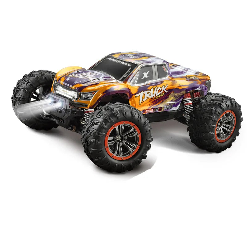 Coche teledirigido 1:10 4WD de alta velocidad 85 KM/H todoterreno escalada deriva carreras camión sin escobillas IPX4 WMetal Aterproof RC coche de juguete