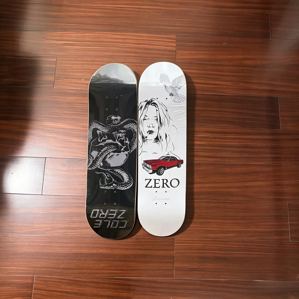 Hecho con 100% arce canadiense, patineta - Construcción de 7 capas, doble curvatura, opciones de tamaño: 7.75/8.0/8.25/8.5 pulgadas