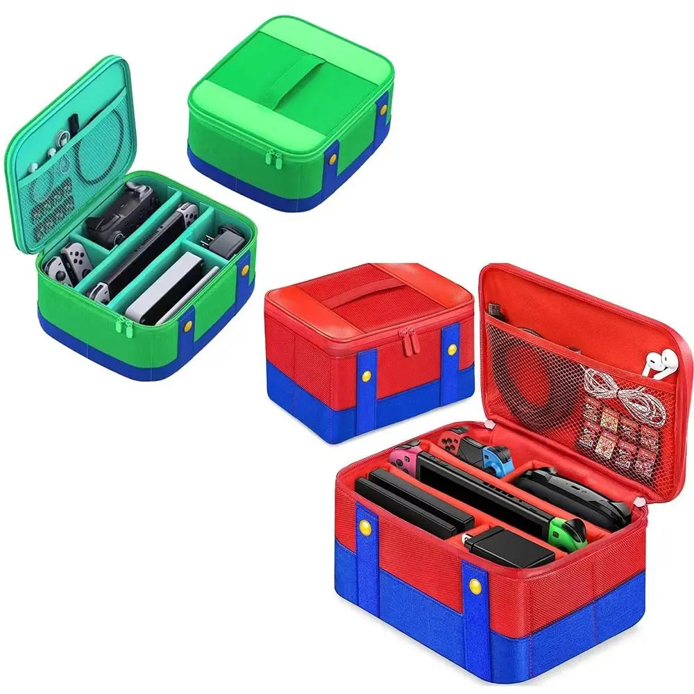 Funda protectora de transporte grande para Nintendo Switch OLED Console Pro controlador bolsa de almacenamiento de viaje funda para accesorios de interruptor