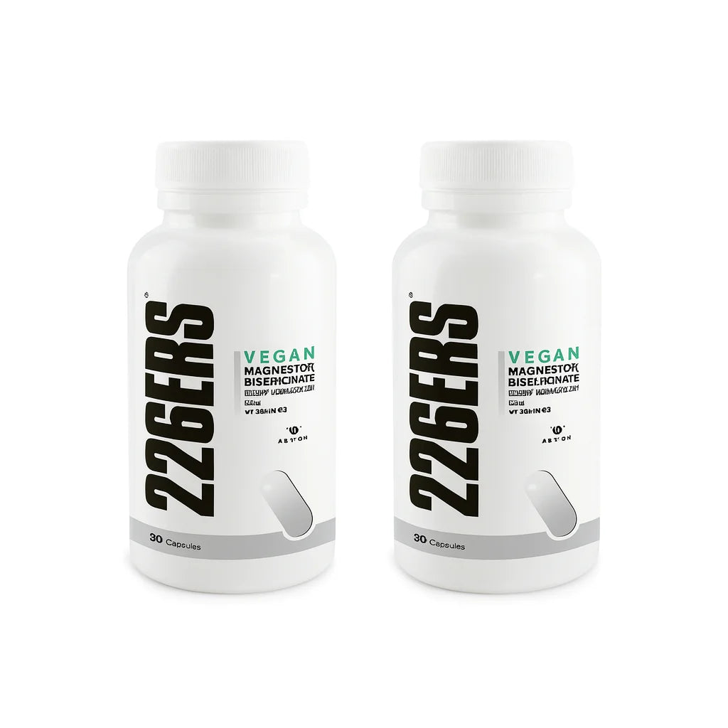 226ERS PACK 2 UNDS MAGNESIO VEGAN MAGNESIUM BISGLYCINATE - MAGNESIO QUELADO, ZINC Y VITAMINA B6 90 CAPS