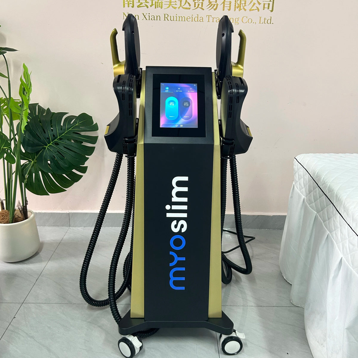 Máquina de Tonificación Corporal EMS MYOslim 20Tes 8500W, Estimulador Muscular HI-EMT, Equipo de Fitness para Entrenamiento en Casa y Uso Personal