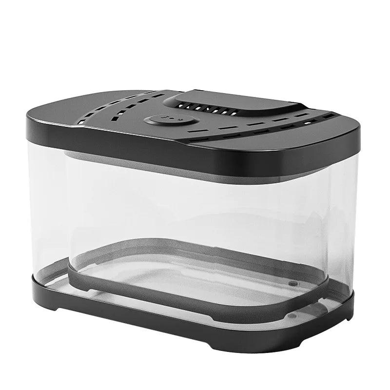 Acuario de plástico curvo, ecológico, silencioso, de alta calidad y lujo, para venta al por mayor, con bomba de agua, 4-30L, 3W, caja universal