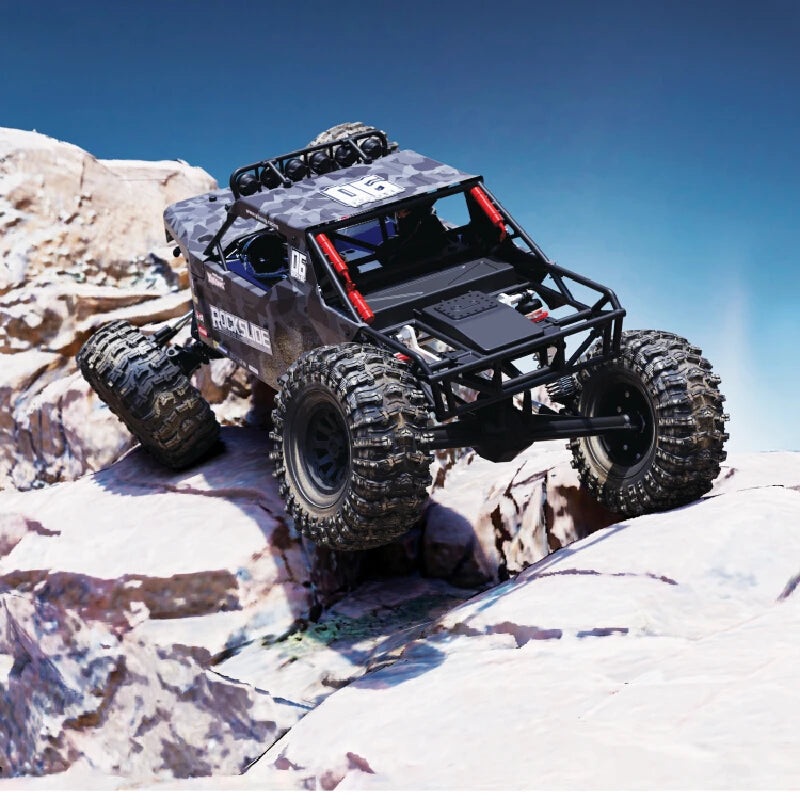 Yikong Yk4061 Rc Rock Crawler, vehículo todoterreno eléctrico 4x4 a escala 1:6, modelo de coche de control remoto con centro de gravedad bajo.