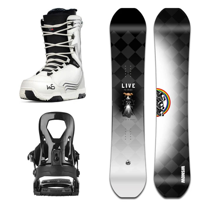 Traje de carreras de esquí de madera para adultos, tabla de tallado plano de rango completo, soporte de Snowboard para hombres y mujeres, estilo deportivo