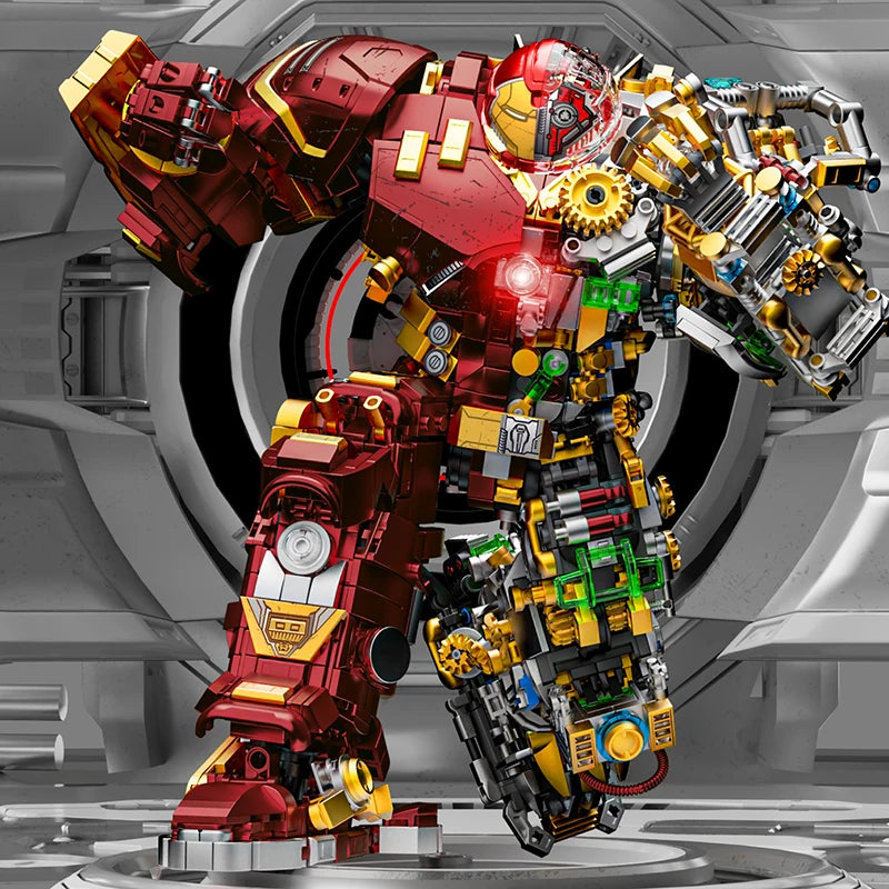 Más de 2700 Piezas de Bloques de Construcción Iron Heroes, Figuras de Acción de Robots de Guerra, Sets de Construcción Buster Mech, Ladrillos DIY, Juguetes para Adultos, Regalo, Decoración Genial para Habitaciones