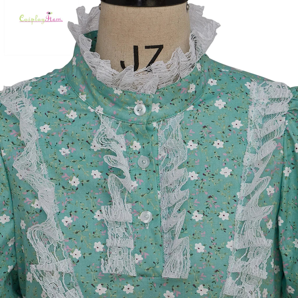 Disfraz de El Exorcista Regan para niñas, vestido Floral de terror, disfraz de Halloween, vestido Floral