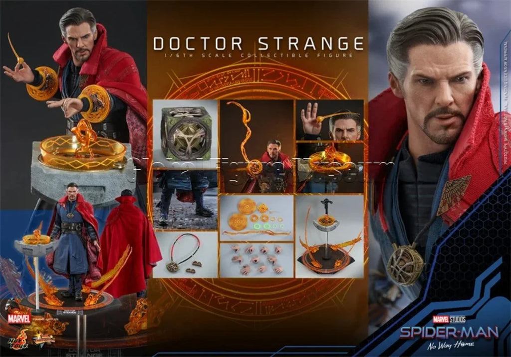 In Stock Hot Toys MMS629 Marvel Spider‑Man No Way Home Doctor Strange 1/6 Scale Action Figure Model Collectible Fan Gift