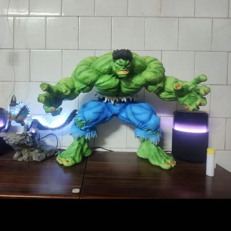 50cm The Avengers Figure Hulk Robert Bruce Banner Extra Large Anime Collectible Model Desktop Ornaments Toys Holiday Gifts