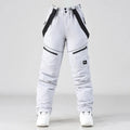 2024 deporte al aire libre hombre pantalones de esquí a prueba de viento mujeres pantalones de nieve montaña algodón Snowboard monos femeninos ropa impermeable