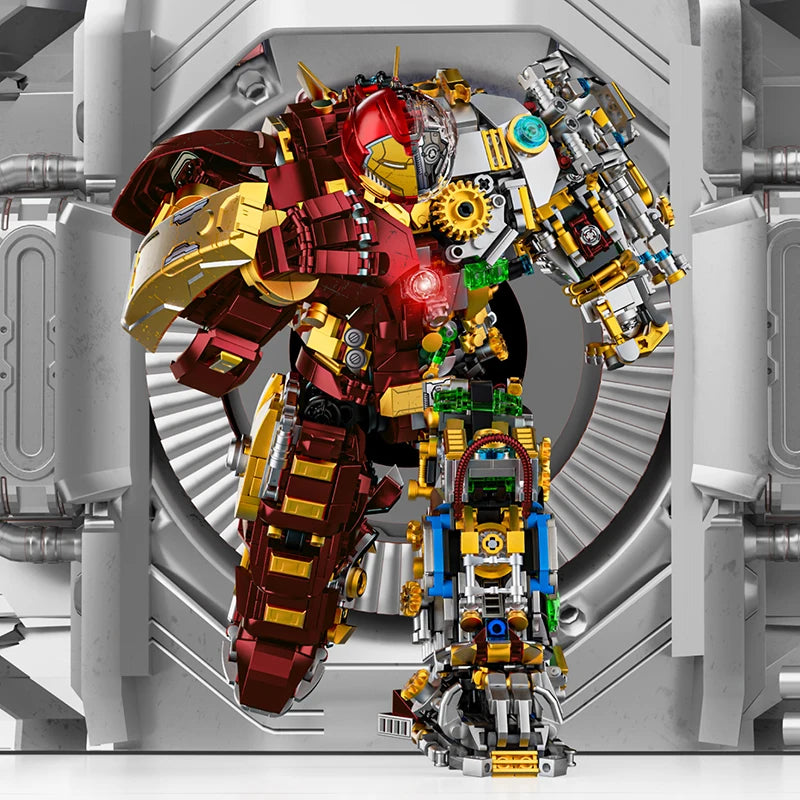 Más de 2700 Piezas de Bloques de Construcción Iron Heroes, Figuras de Acción de Robots de Guerra, Sets de Construcción Buster Mech, Ladrillos DIY, Juguetes para Adultos, Regalo, Decoración Genial para Habitaciones