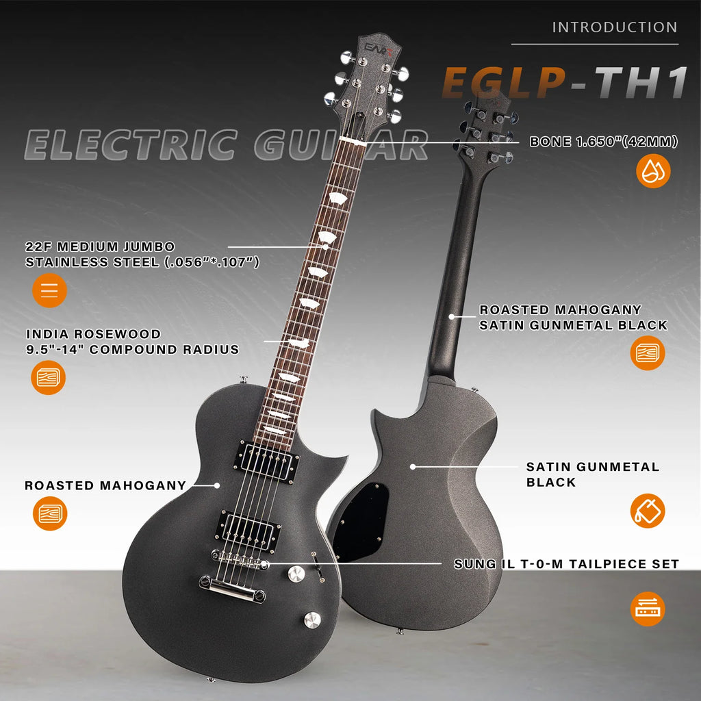 Eart Guitars Guitarra eléctrica EGLP-TH1