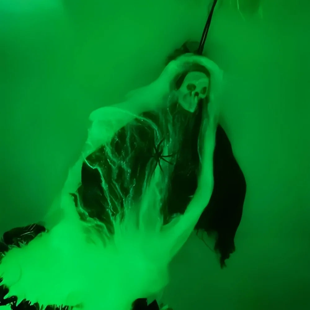 Decoración de Halloween con telarañas que brillan en la oscuridad, telarañas de algodón elásticas con arañas de imitación, decoración reutilizable para crear un ambiente de fiesta en una casa encantada.