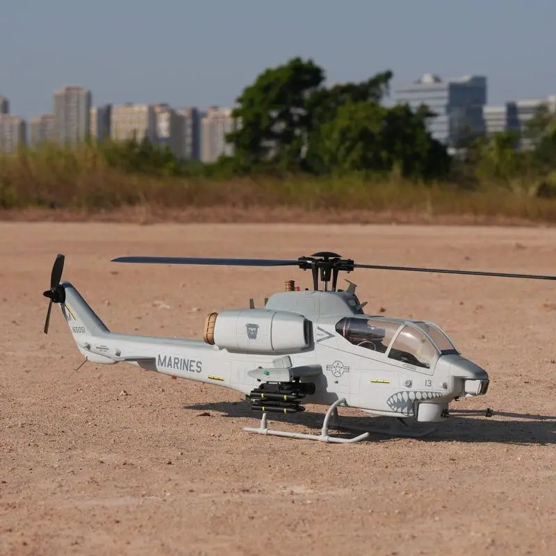 Helicóptero Roban RC Eléctrico a Control Remoto, Modelo Espacial de Simulación 470ah-1 con GPS y Giroscopio, Ideal para Regalo