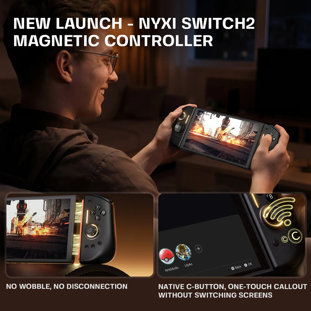 Mando inalámbrico NYXI Hyperion 3 para Switch 2