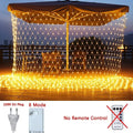 LED Festoon String Christmas Net Mesh Lights Fairy Curtain Garland Outdoor Waterproof 3M-18M For Party Garden Wedding Decoration