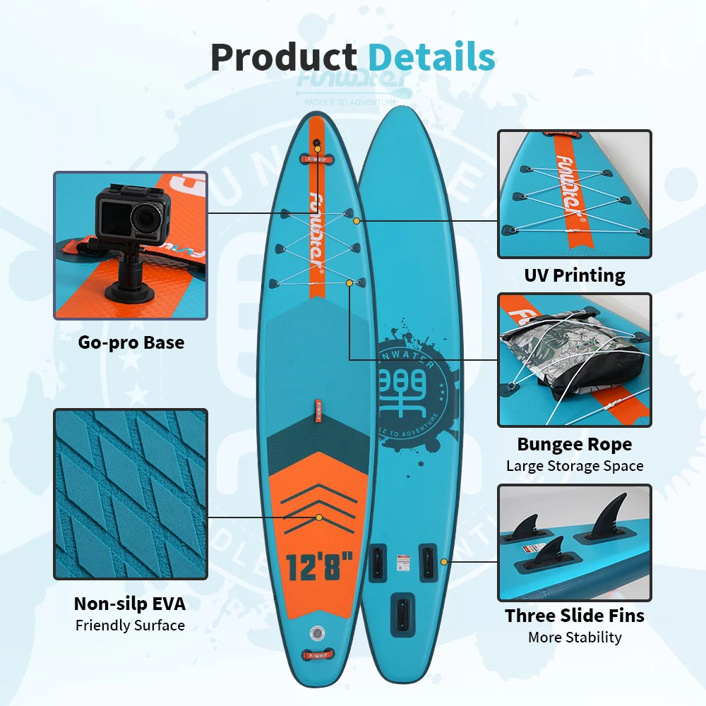 Funwater Tabla de Paddle Surf Hinchable 12&