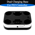 Base de carga doble de alta calidad para PS5 con cable, indicador LED, estación de acoplamiento de soporte de carga para accesorios de mando de PS5