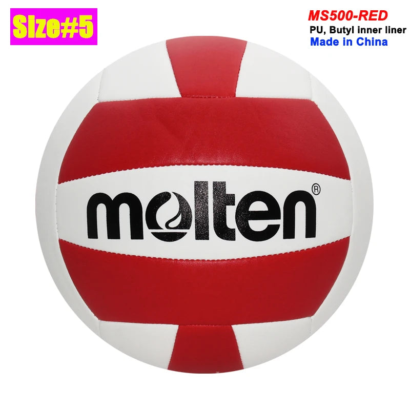 Balón de Voleibol Molten Original, Tamaño Estándar 5, Tamaño 4, PU de Alta Calidad  Balones de Voleibol para Entrenamiento en Interiores y Exteriores