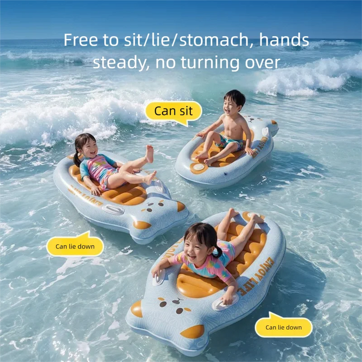 Tabla de paddle surf inflable, gruesa y duradera, para niños, con asa, para surfear en olas, tabla SUP para deportes acuáticos al aire libre.