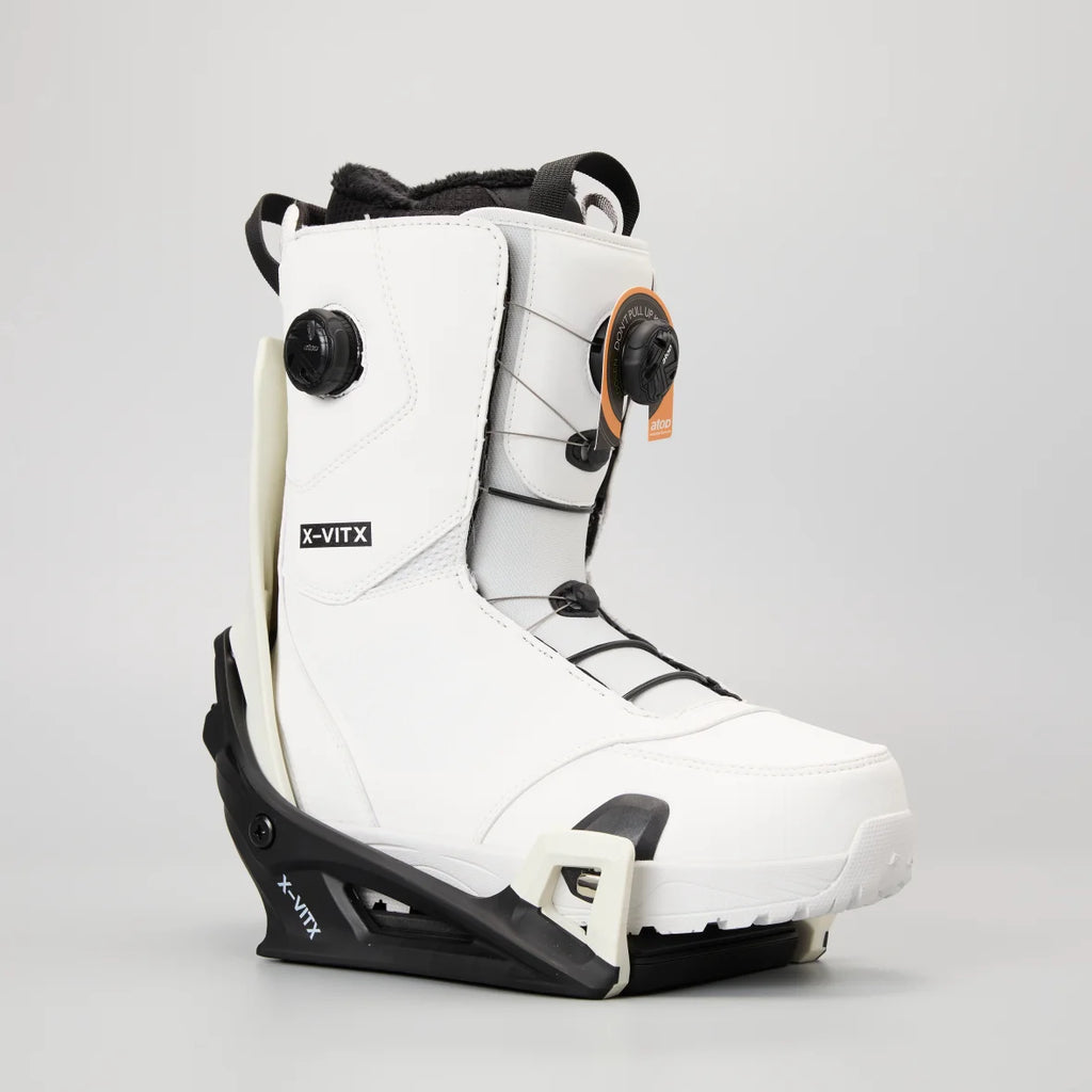Juego de fijaciones y botas para snowboard