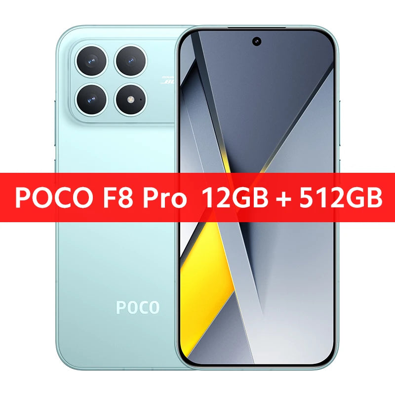 Smartphone POCO F8 Pro 5G versión global®8 Elite pantalla AMOLED 120Hz POCO HyperRGB 50MP 6210mAh