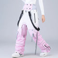 Pantalones de esquí unisex con protección para la cintura, ideales para practicar snowboard, tanto para hombres como para mujeres, y como ropa deportiva de invierno para actividades al aire libre.