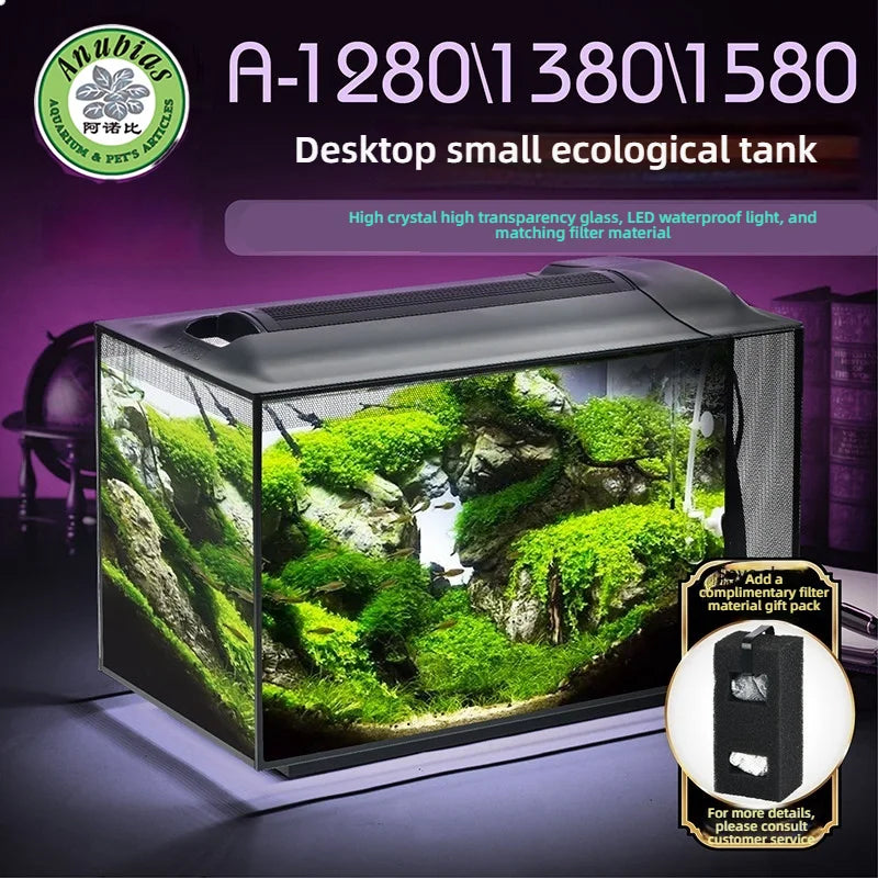 Anobi ultra-white, ultra-transparent, ultra-quiet, intelligent ecological fish tank, the preferred aquarium for high-end home ar