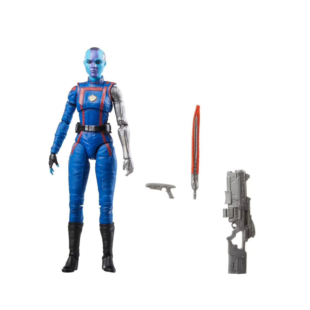 Figura de acción de 6" de Marvel Legends Guardians of the Galaxy: Star Lord, Nebula, Adam Warlock, Drax, Rocket, Mantis, Kraglin, Groot, Cosmo Wave