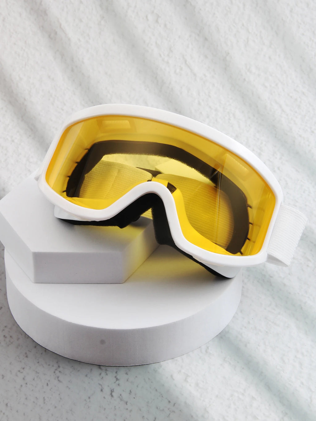 Gafas de esquí de una sola pieza con montura grande para uso diurno y nocturno, acolchadas, a prueba de viento, para esquí individual y snowboard, de alta definición para montañismo