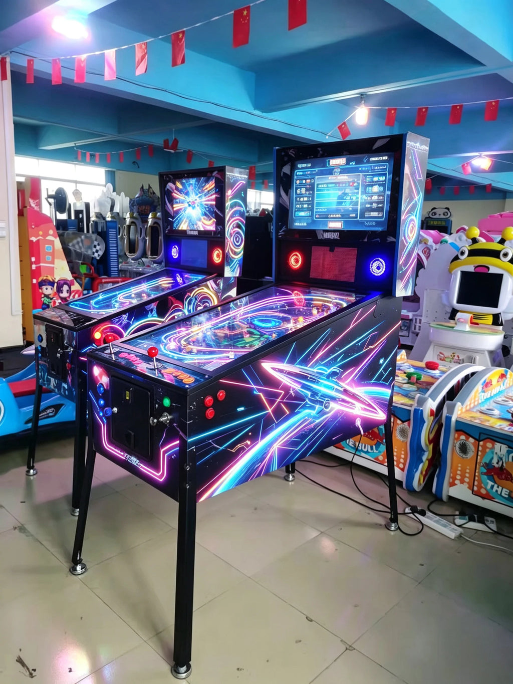 Máquina de Pinball Clásica que Funciona con Monedas, Máquinas de Juegos de Arcade