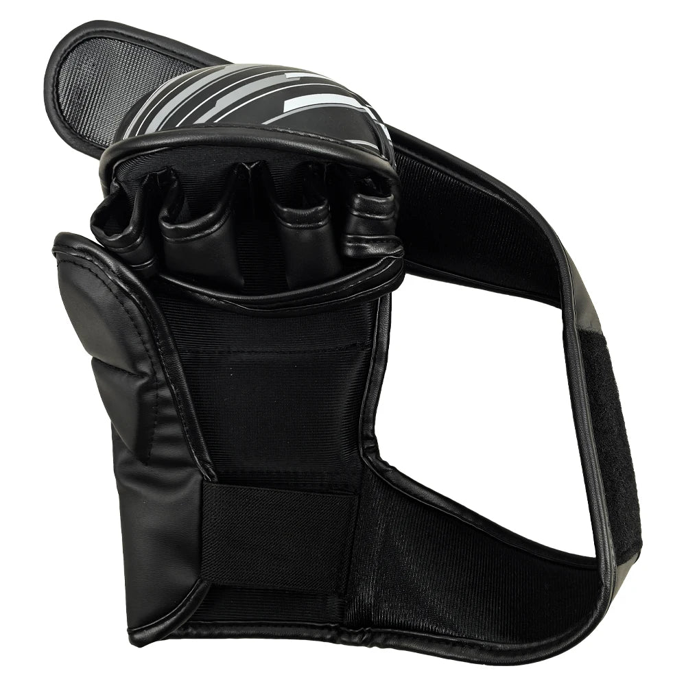 Guantes de entrenamiento de boxeo MMA para adultos profesionales, cojín de cuero de medio dedo, nudillos Sanda para saco de arena