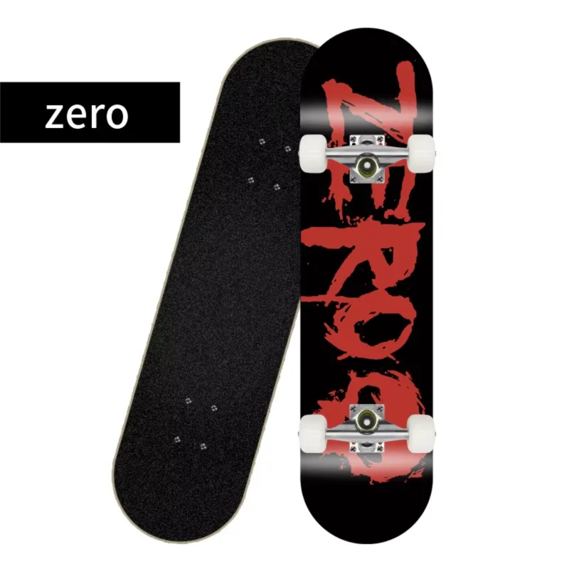 Patineta Deportiva de Madera de Arce de 80 cm, 4 Ruedas, Diseño de Doble Kick, Patineta Profesional para Trucos y Calle, para Jóvenes y Adultos